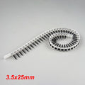 50pcs Black Self-Tapping Screws, Plastic Strips, Drywall Concrete Screws, Suitable for Carpentry And Drywall Renovation Vue 25mm M3.5