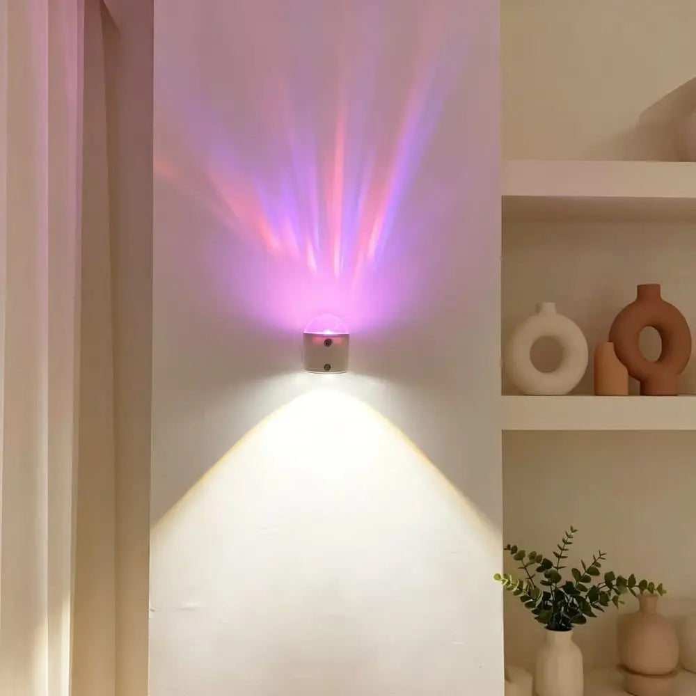 No Wiring Rechargeable Spotlight No Drilling Wireless Remote Magnetic Wall Lamp Rechargeable Hill Shape Ambient Night Light Vue