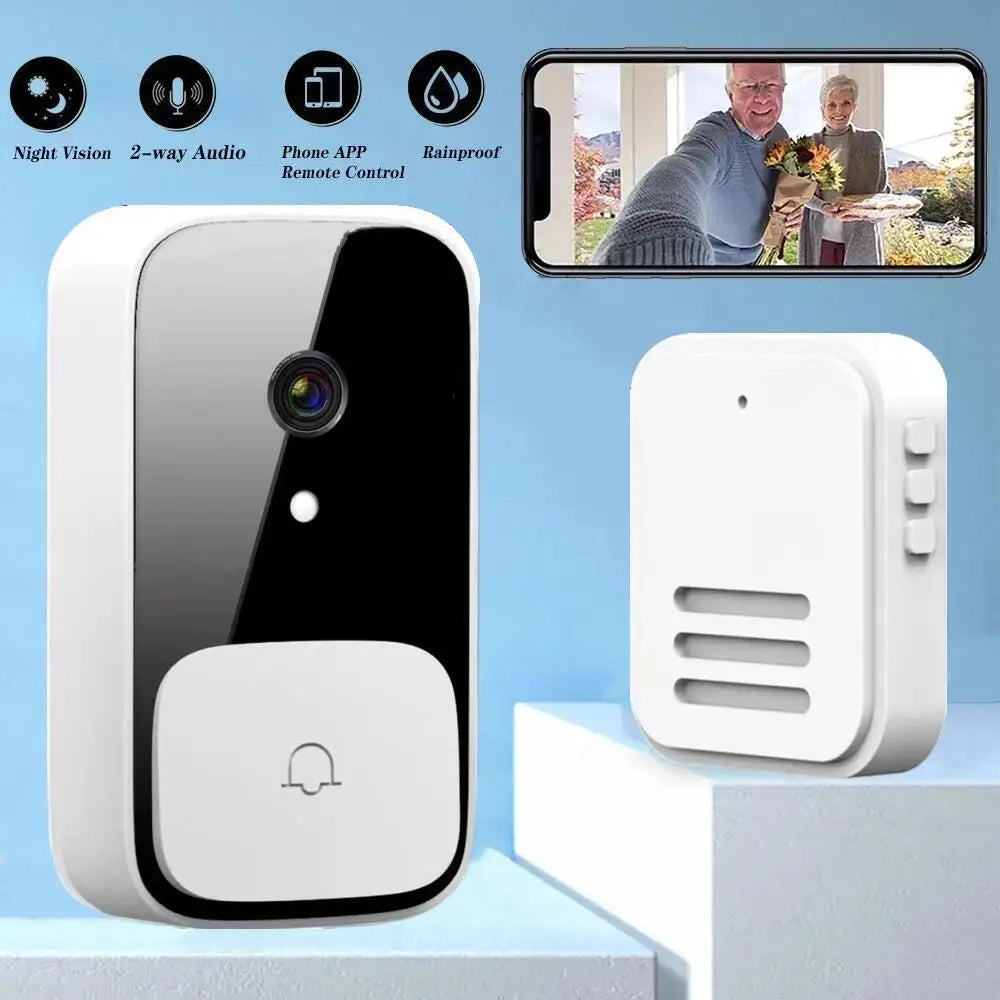 M5 Smart WiFi Video Doorbell Camera Visual Intercom IR Night Vision IP Door Bell Wireless Security Alarm Cameras Vue Default Title