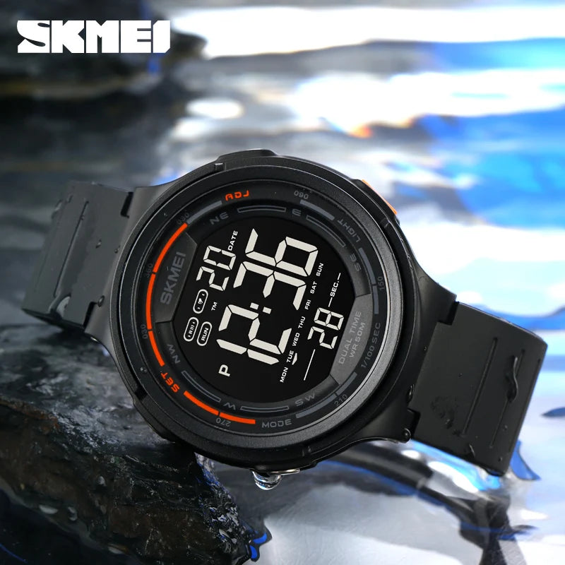 SKMEI 1841 Men's LED Digital Sports Watch – Waterproof Digital Sports Watch Vue