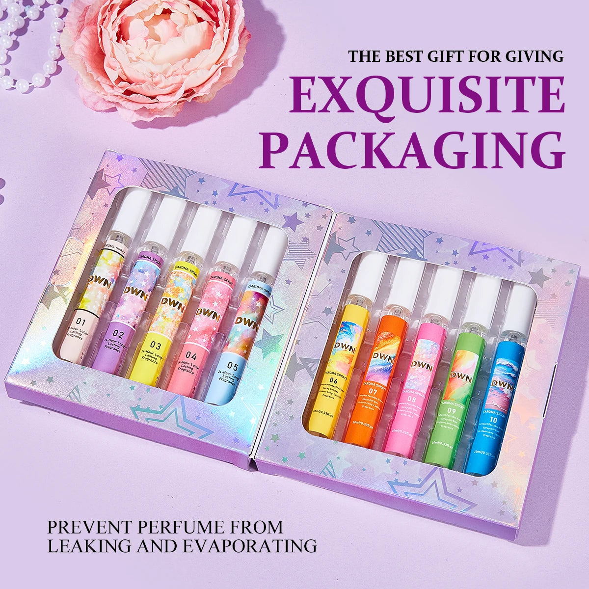 10 Piece Brazilian Inspired Summer Fragrance Gift Set Tropical Beach Vacation Long Lasting Body Spray And Oil Mist Gifts Vue