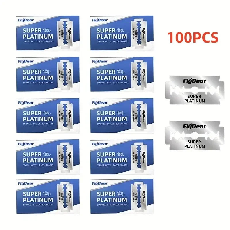 Precision Tool with ReplaceableShave for Men’s Face for Smooth Grooming Hair Removal Pro Barber Blades | Durable Design Vue M290 100pcs