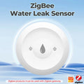 Water Leak Sensor ZigBee Tuya Leak Detector Smart Home Flood Water Leakage Detector Alarm Overflow Security Need Zigbee Gateway Vue ZIGBEE3.0