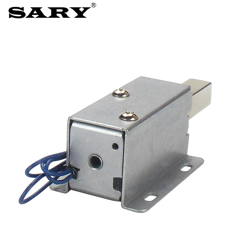 DC12V electromagnetic lock extended latch electric lock small drawer cabinet door lock Vue