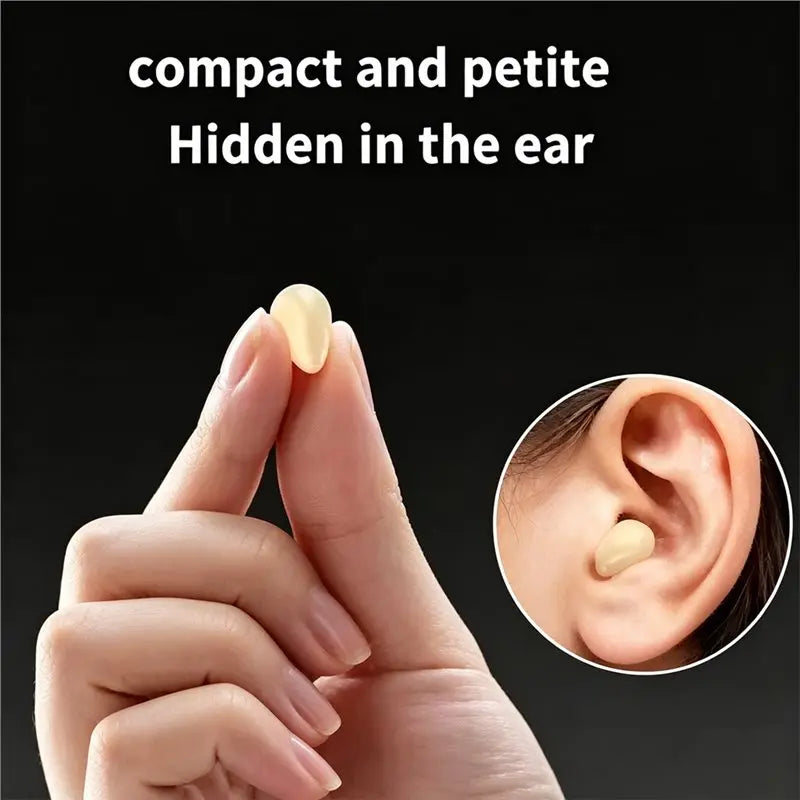 Hot-New Mini Sleep Bluetooth Translation Earphone Comfortable Wear Power Display In Ear Style Bluetooth Headphone Vue