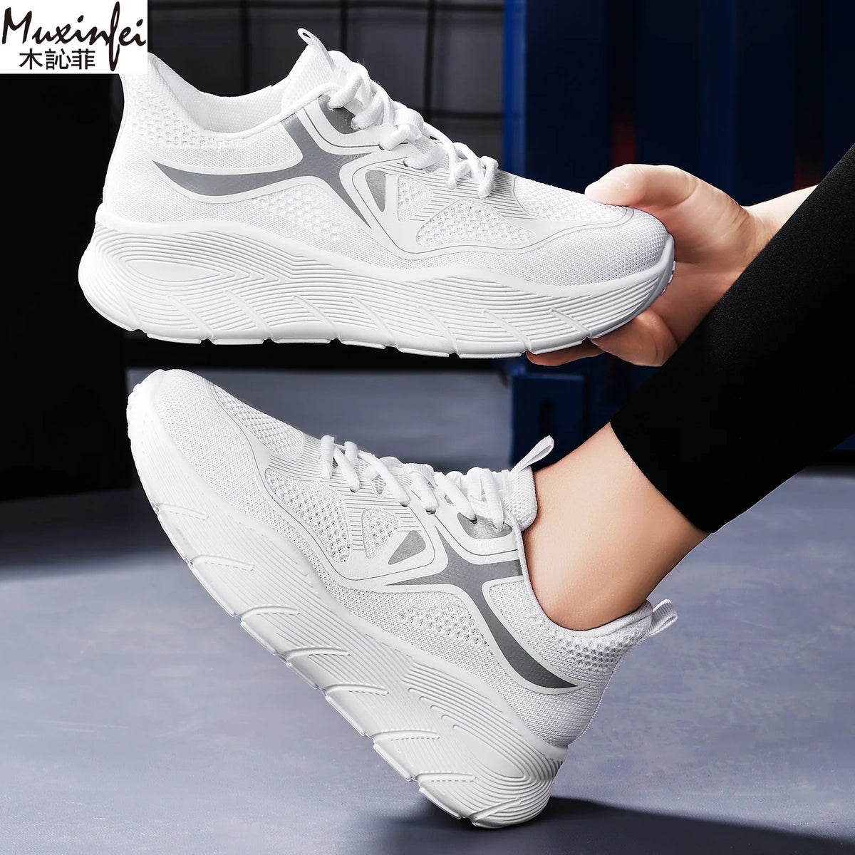 Women's Lightweight Breathable Mesh Sneakers | Casual Lace-Up Women's Mesh Sneakers Vue