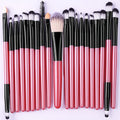 20Pcs Makeup Brush Set Eyeshadow Concealer Foundation Concealer Blending Brush Soft Fluffy Women Beauty Tool Make Up Brushes Kit Vue 20PK-B