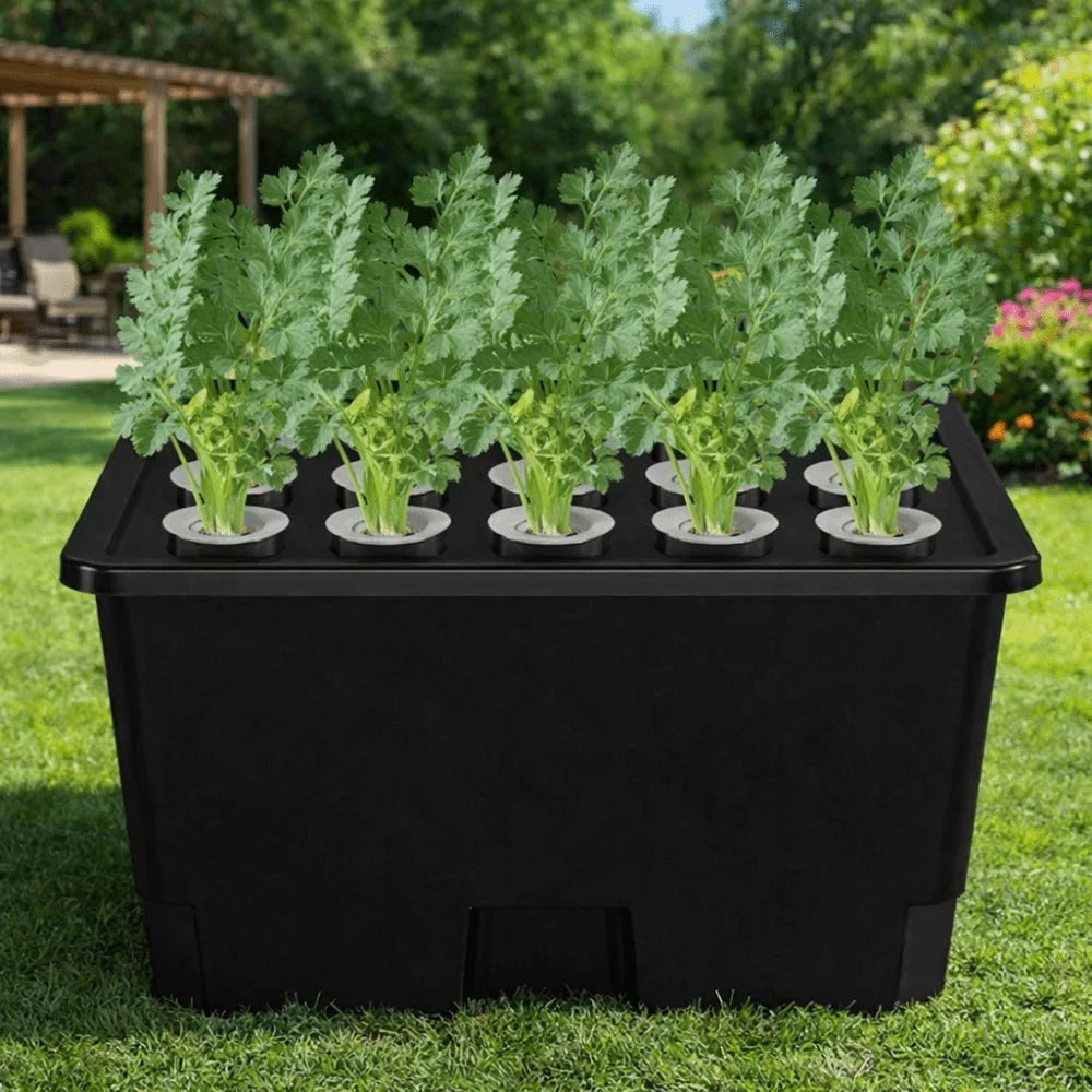 Split Design Hydroponic Box Thicken Nursery Pots Soil-Free Planting Box Plastic Planting Container Balcony Gardening Vue