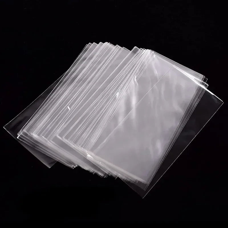 100pcs Clear Paper Money Sleeves Currency Sleeves and Holder Money Collection PVC Page of Paper Money Coin Album Holders Box Vue