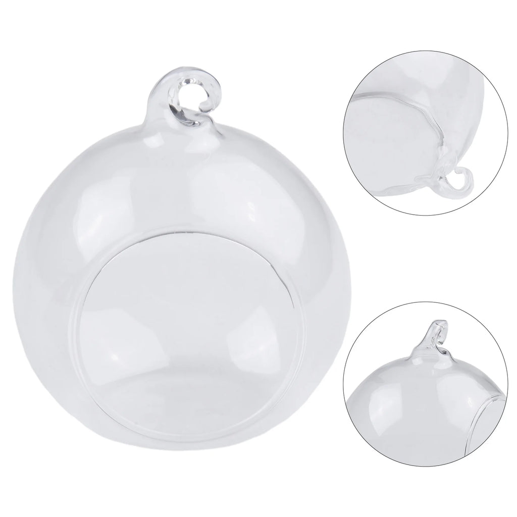 Brand New Garden Home Glass Ball Hanging Vase Succulent Tabletop Tealights Terrarium Celebration Decoration Plant Vue 8cm China Mainland