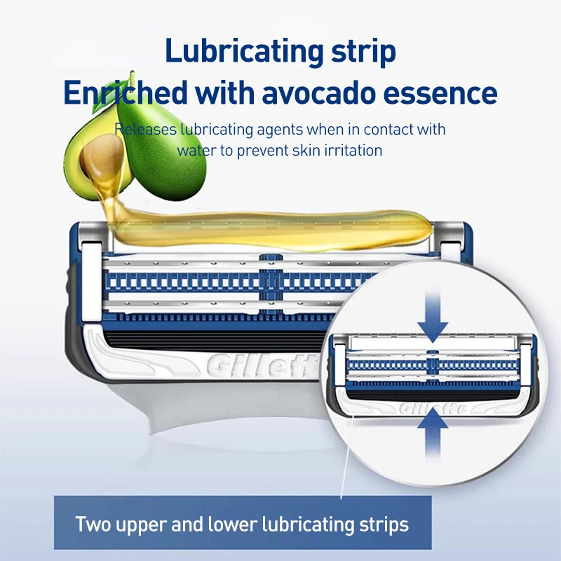 Gillette SkinGuard Manual Razor – Nano-Thin Blades, Sensitive Skin Manual Shaving Razor Vue