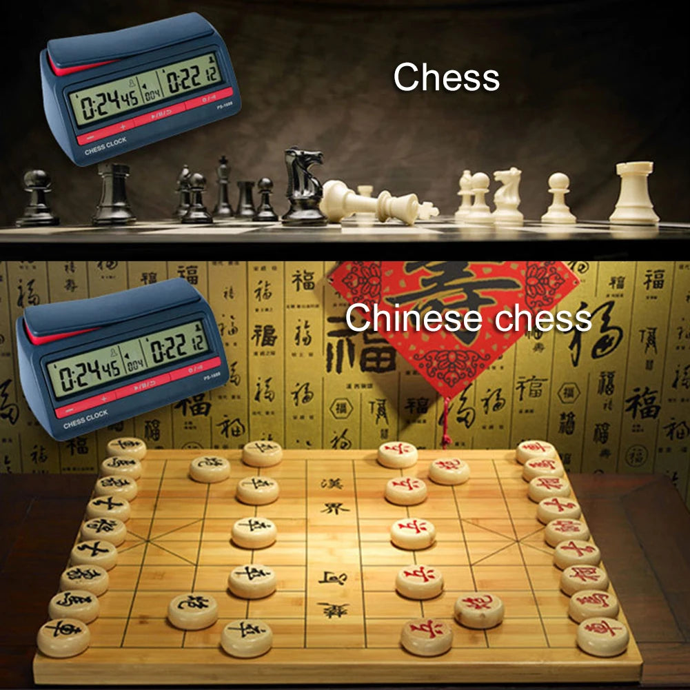 Digital Chess Clock Timer for Chess, Go & Board Games | ALLOET Digital Chess Clock Vue