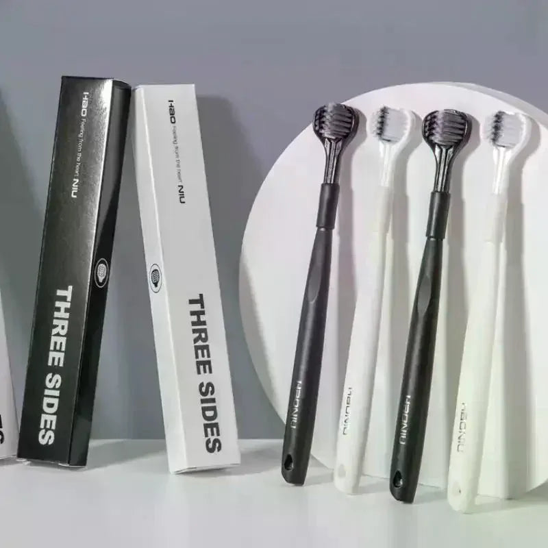 U-Shaped Three-Sided Toothbrush Set Soft Bristles for Gentle and Effective Oral Hygiene Vue