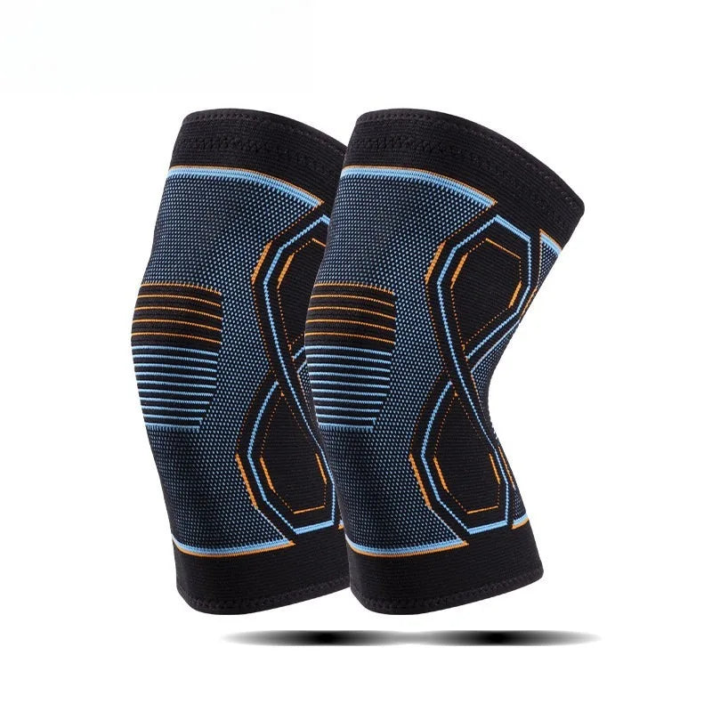 Four-Sided Elastic Knitted Pressurized Knee Pads Wholesale Elastic Protection Knee Sports Protection Vue