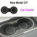Storage Box for Tesla Model Y Juniper Launch 2025 Model 3 Highland Organizer Accessories Center Console Trays Hidden Cup Holder Vue Cup Coaster