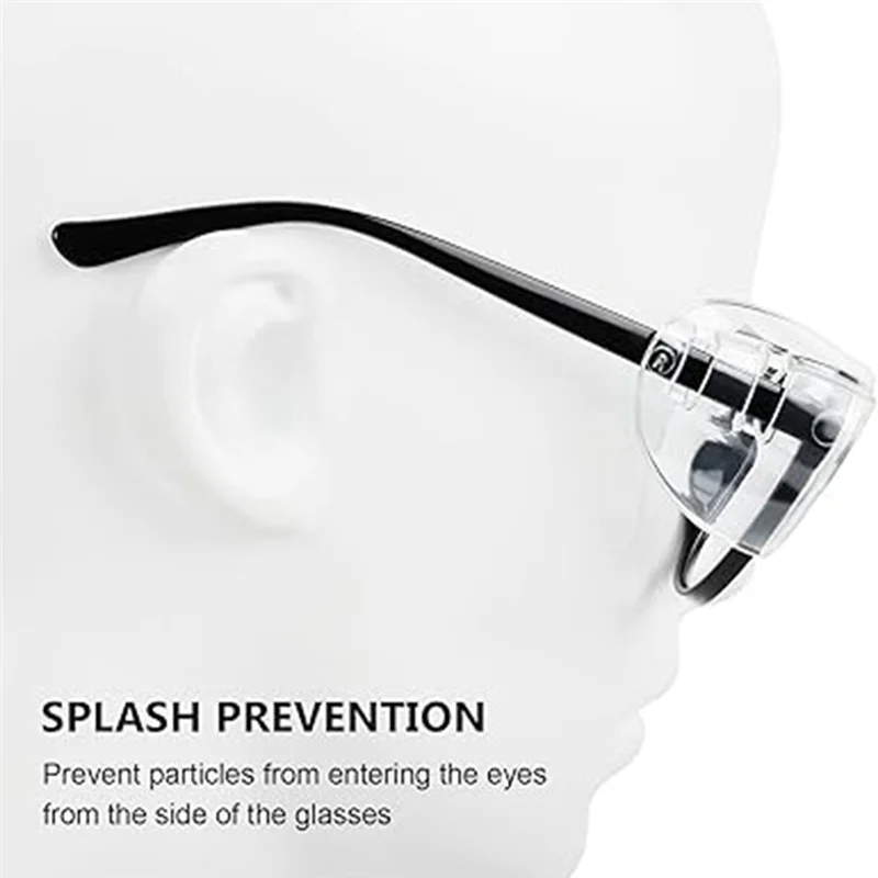 16 Pairs Eye Glasses Side Shield For Prescription Glasses Fits Small To Large Eyeglassesabkw Vue