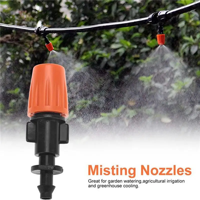 ABKW-250 Pcs Drip Irrigation Spray Nozzle, Water Spray Nozzle, Adjustable In 2 Modes: Water Mist And Water Column Vue