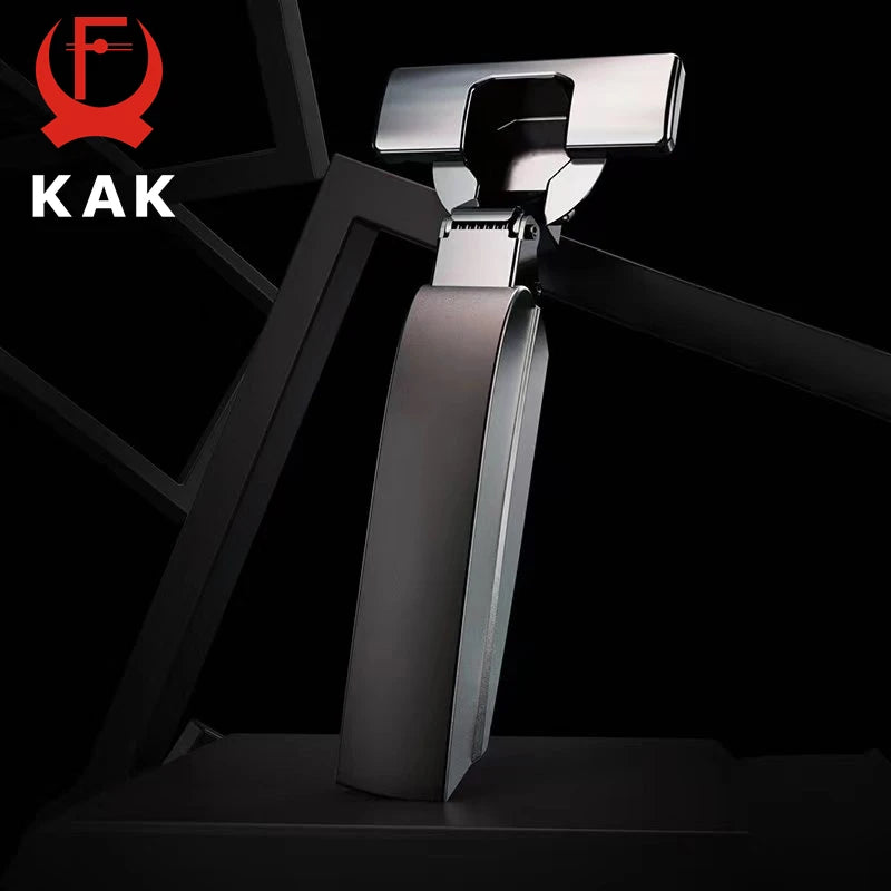 KAK 2PCS Hidden Hydraulic Kitchen Hinges Black Soft Closing Cabinet Door Hinge Damper Cupboard Door Hardware Furniture Hinges Vue