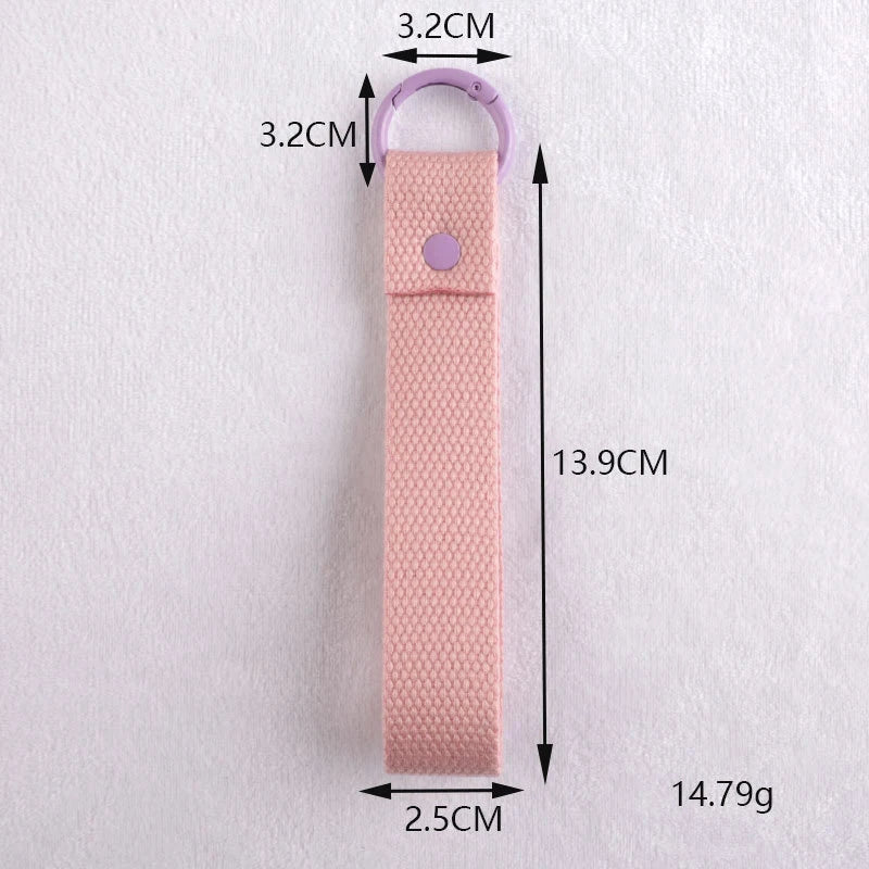 Fashion Cotton Keychain Lanyard Wrist Straps Schoolbag Backpack Pendent Key Chain Car Keys Canvas Strap Keyring Vue A22
