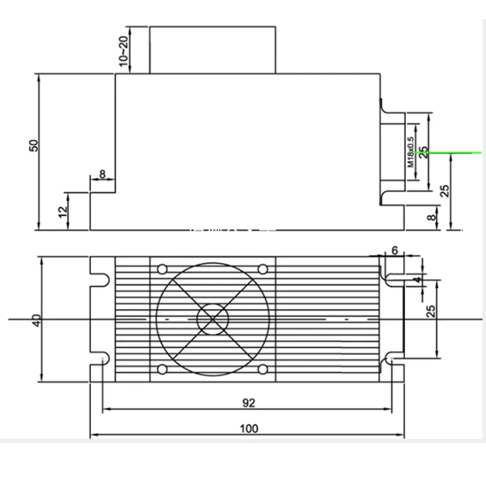 940nm infrared semiconductor laser 50mW 200mW 300mW 700mW 960nm 500mW Vue