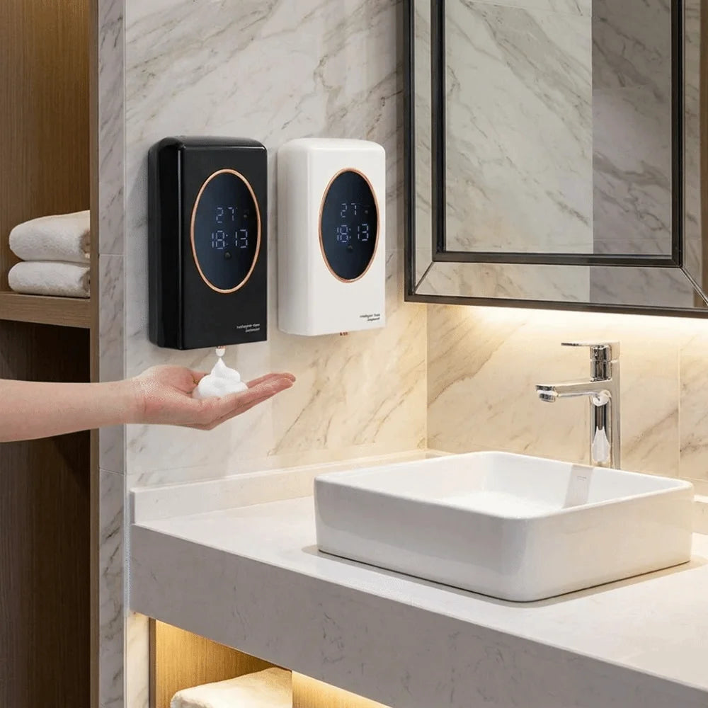 Wall Mounted Automatic Soap Dispenser Smart Sensing Large Capacity Hand Sanitizer Dispenser Hole Free 480ml Vue