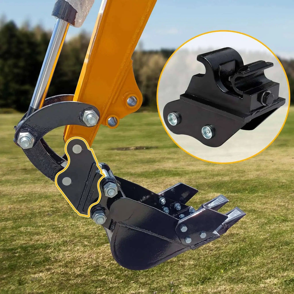 Excavator Hitch Excavator Quick Coupler Alloy Steel Labor Saving Practical Portable for Mini Excavators Vue