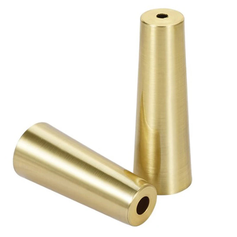 Safety Mat Bottom Safe Pad Furniture Iron Foot Cover Copper Tip Brushed Brass Table Chair Cylinder/Conical Cap Protector Bottom Vue