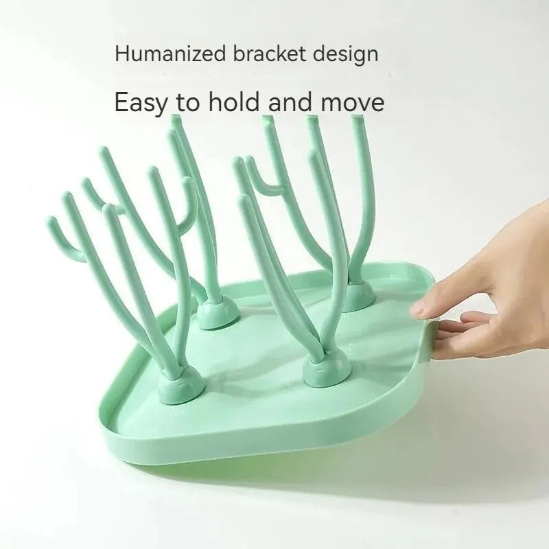 Baby Bottle Multi Functional Removable Dry Rack Pacifiers Drainer Drying Drip Water Tray baby accessories Teat Cup Cleaning Vue