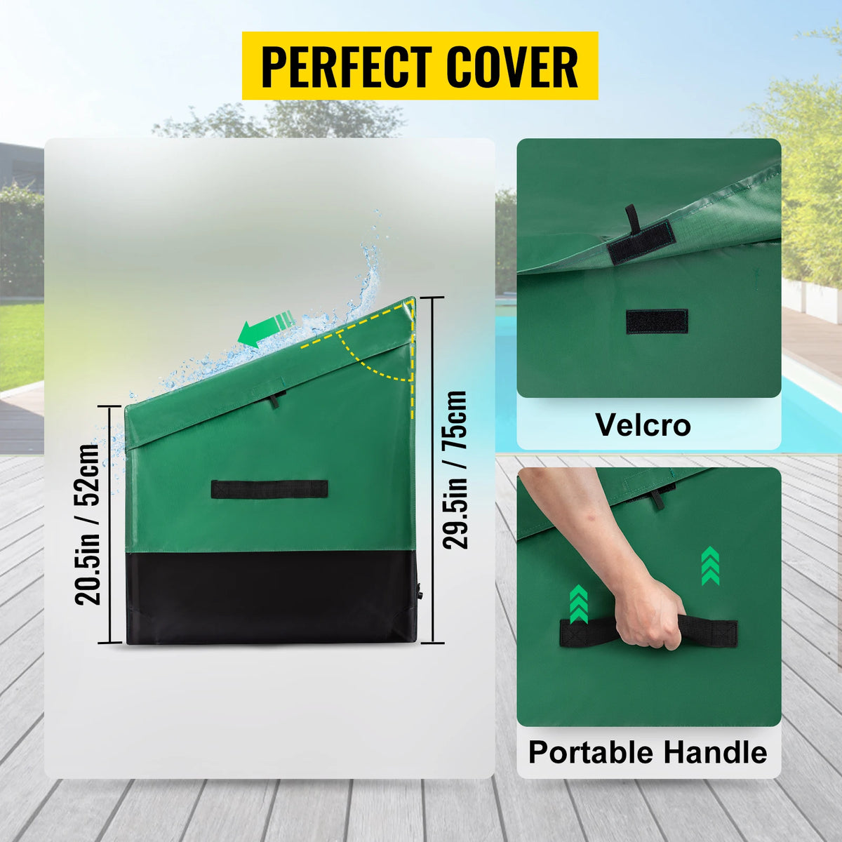 SucceBuy Outdoor Storage Box 100/150/230 Gal Waterproof Deck Outdoor Deck Storage Box Vue