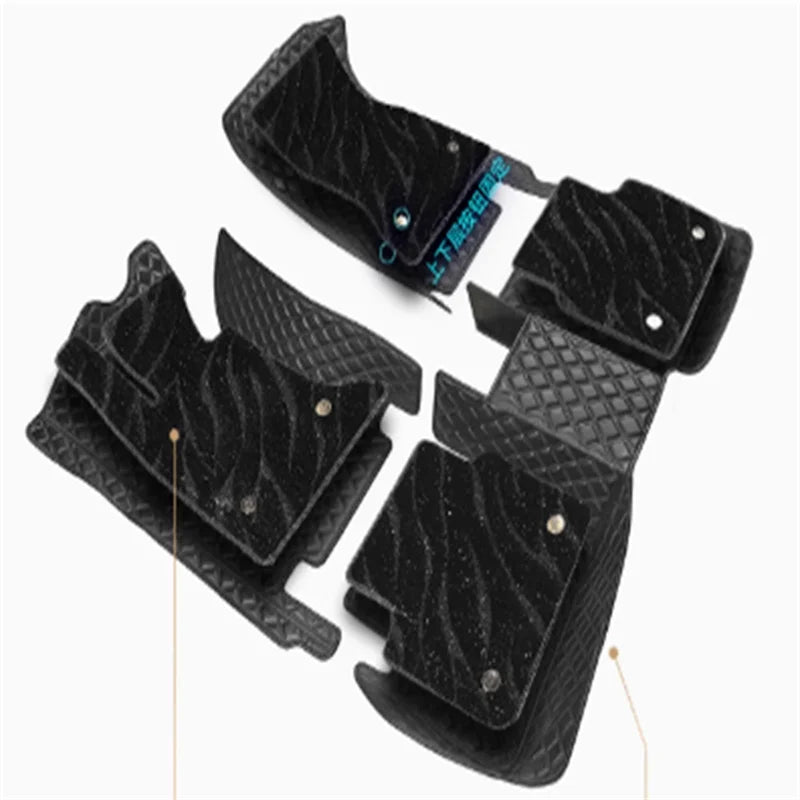 5D Custom PU Leather Floor Mats for Toyota Tundra | All Weather Custom Car Floor Mats Vue