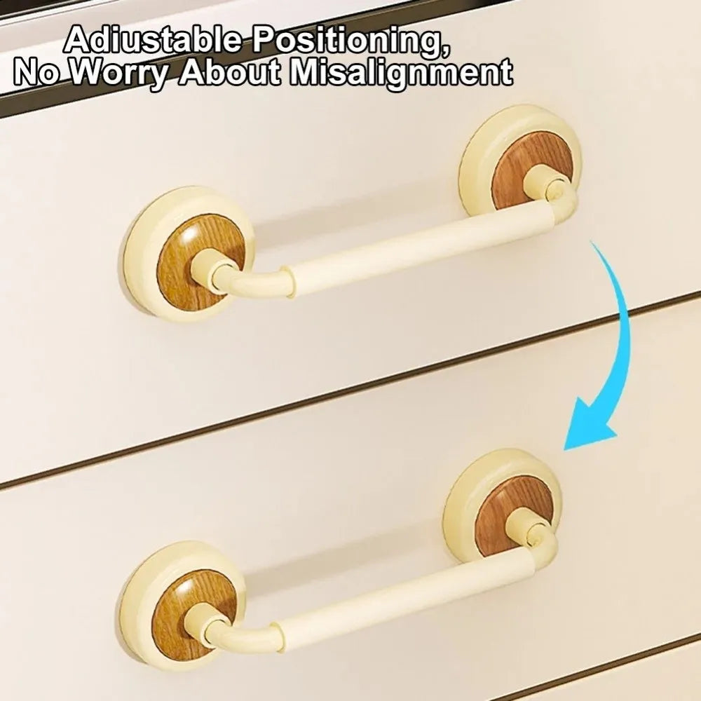 Removable Suction Cup Door Handle Waterproof Anti-slip Sliding Door Handle Powerful Vacuum No Drilling Glass Door Handrail Vue