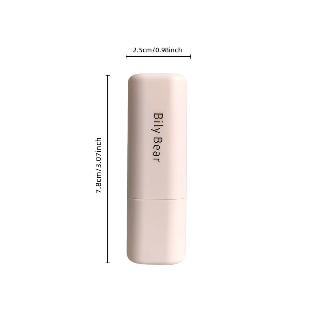 4 Colors Gloss Lipstick Stick, Hydrating Shiny Lip Balm, Sheer Nude Tint for Plump Glass Lips Vue