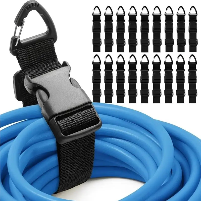 Hot-18Pack Extension Cord Holder Organizer Storage Straps For Garage Vue