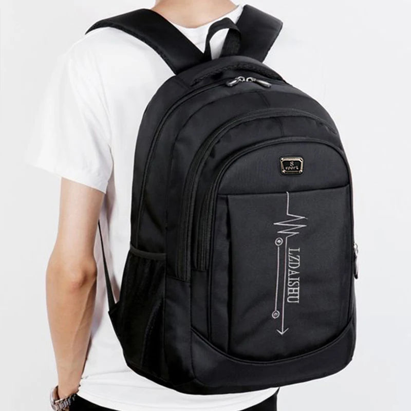 Business Casual Backpack Men Laptop Bag Large Capacity Travel Student Vue