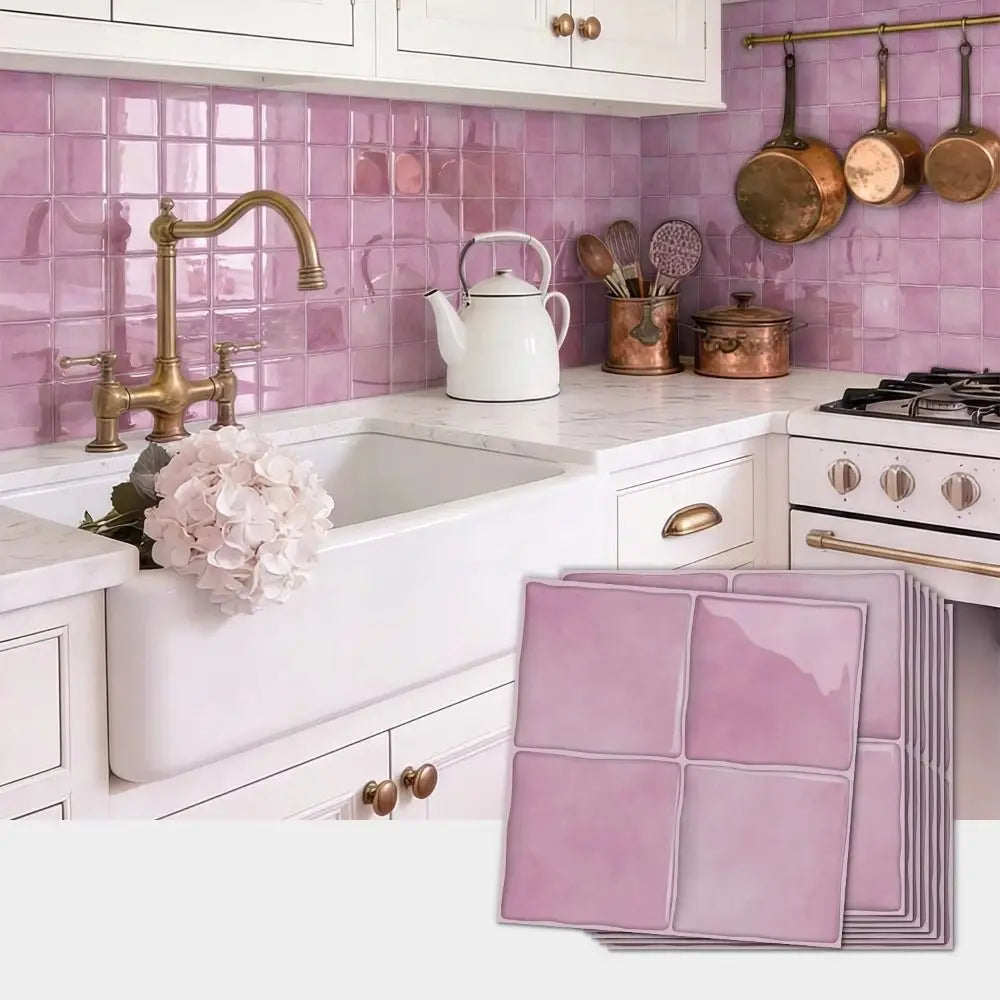 Waterproof 3D Tile Stickers Lightweight Flexible Self-adhesive wallpaper Self-Adhesive Backing Marble Vein Vue