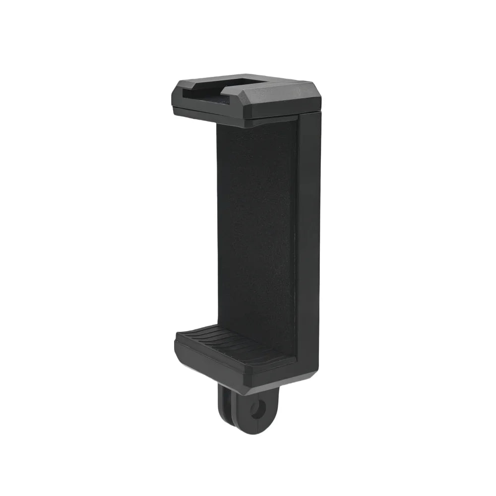 Phone Holder Clip Cold Shoe Mount Bracket Adapter for GoPro Smartphone Iphone Tripod 1/4 Inch Action Camera Accessories Vue black color