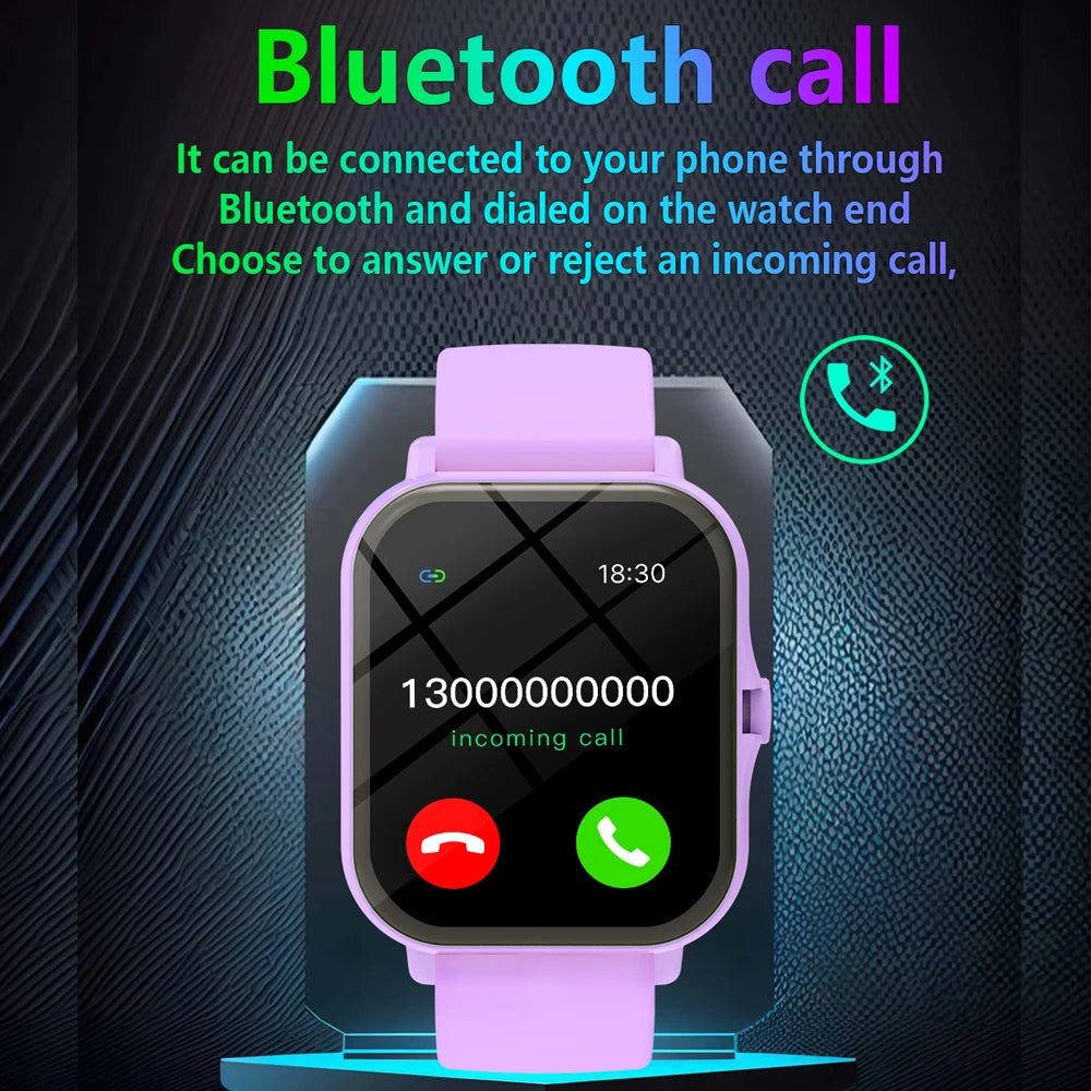 1.83''HD Screen Smart Watch Kids Bluetooth Call Multi-mode Sport Fitness Tracker Smartwatch Camera Music Control Boys Girls Gift Vue