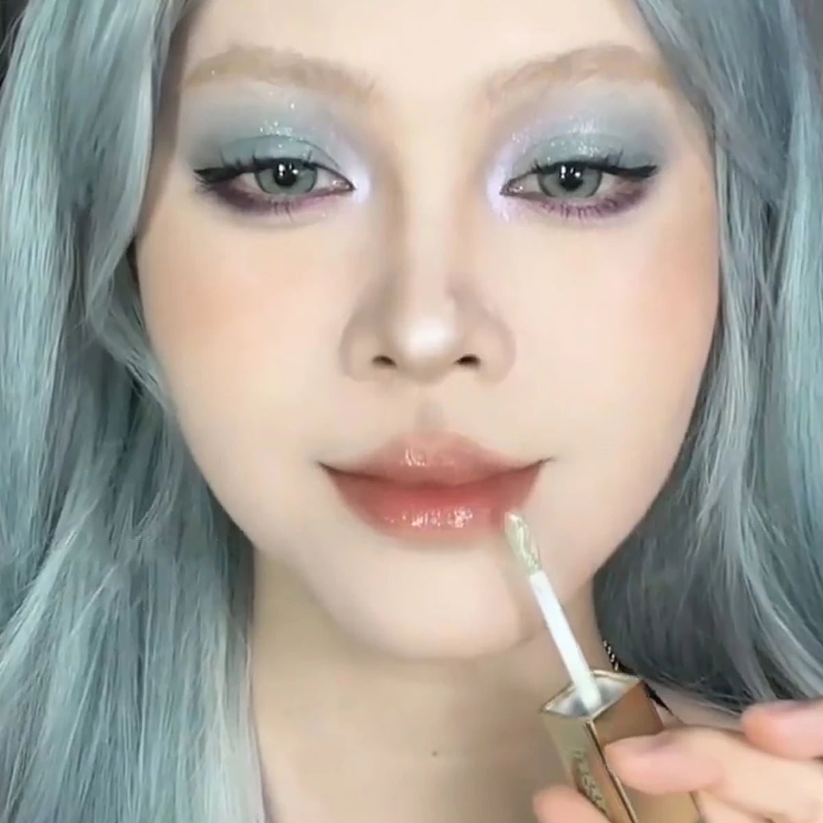 Haggard Scepter Double Headed Lip Gloss,Smooth Texture,High Color-Rendering,Long-Lasting Effect,Luxury Makeup,Versatile Use Vue