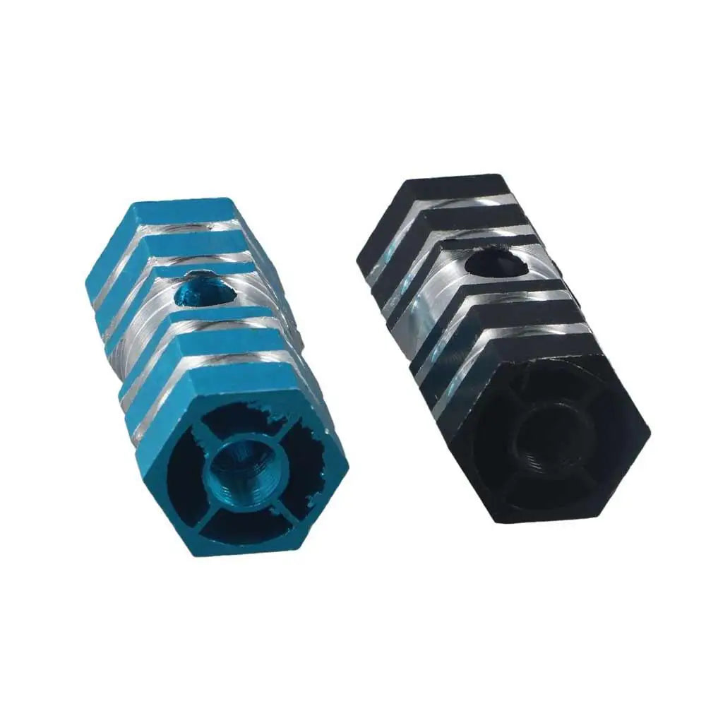 Sports Mountain Bike Grooves Aluminum Alloy Bicycle Front Rear Wheel BMX Hexagonal Bike Axle Pedal Stunt Pegs Vue