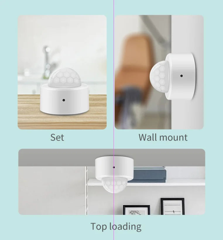 TYSH Tuya Zigbee Human Motion Sensor Smart Home PIR Motion Sensor Detector Security Smart Life Works With Alexa Google Home Vue