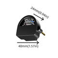 High Sensitivity Leak Detector Sound Frequency Pointer Portable Display Pipe Leak Detector Detection Strength Scale Vue Black