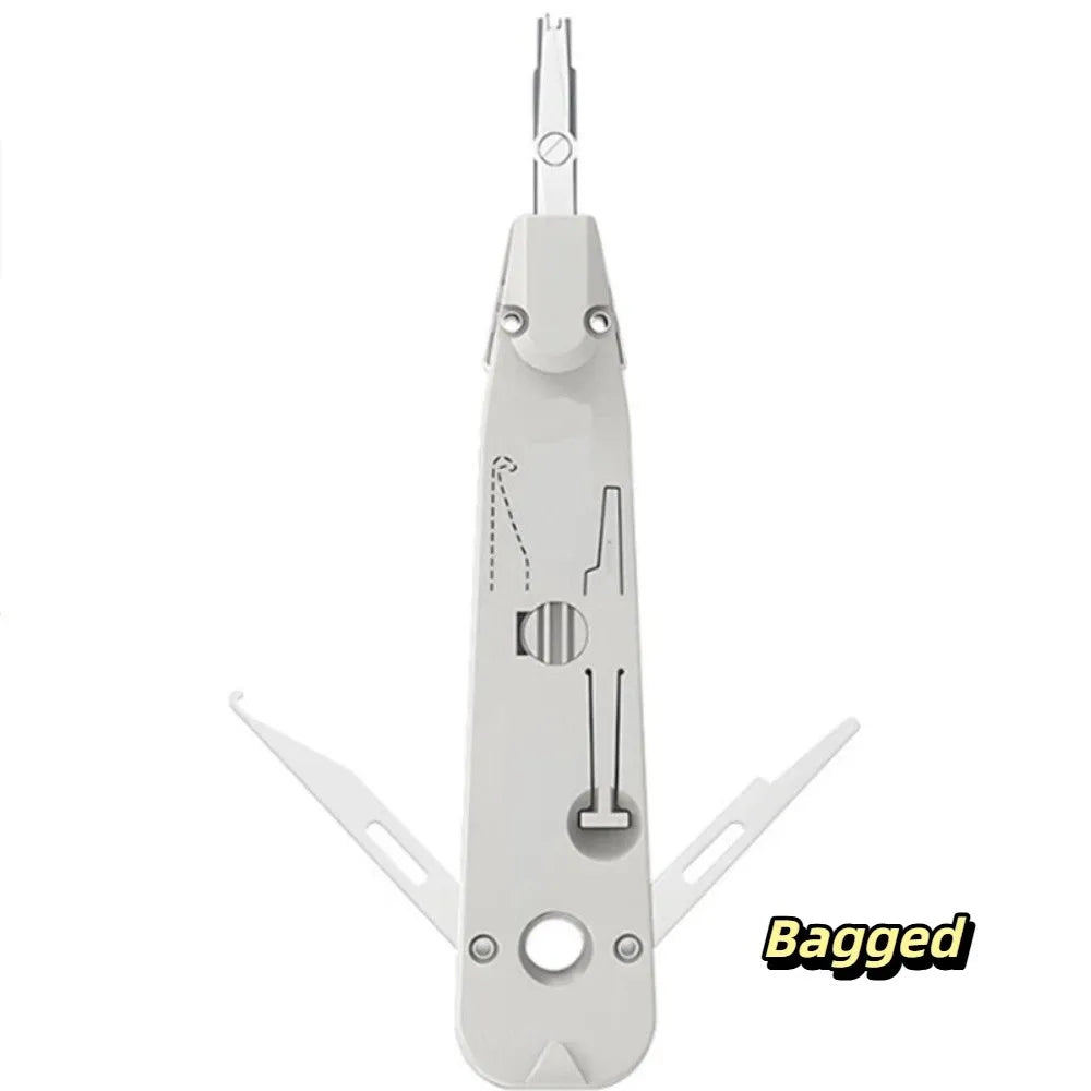 Original Gray Punch Down Tool Krone Lsa-plus Telecom Tool Anti-Slip Handle Ergonomic Handle Network Tool Kit Vue Grey-1