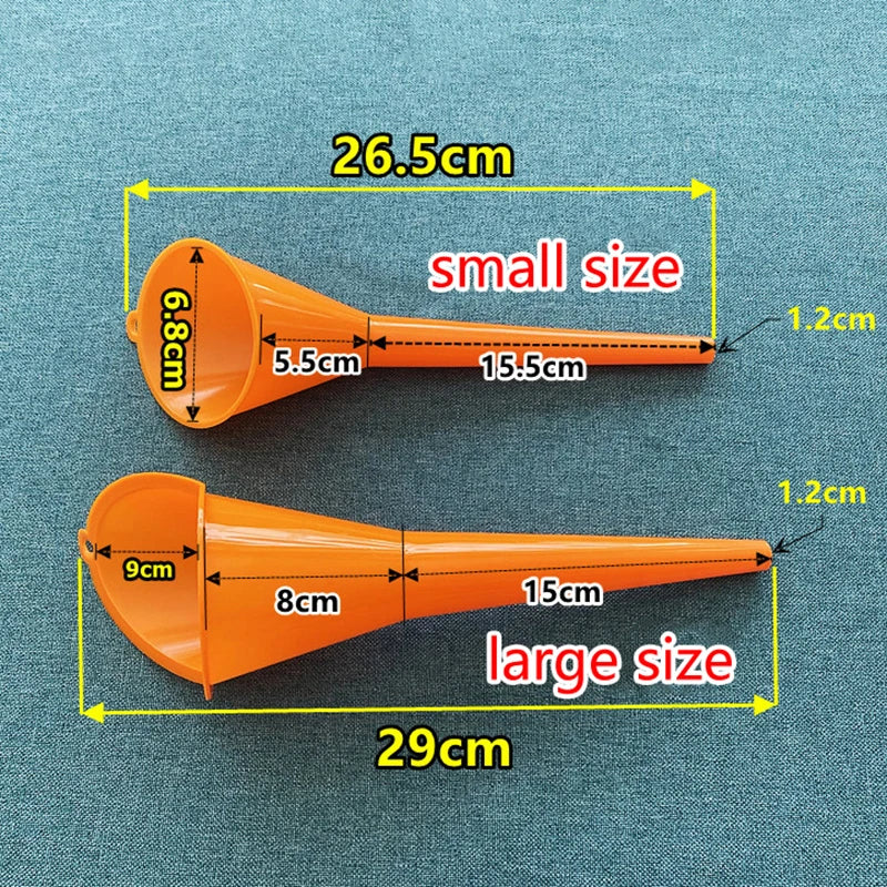 Car Long Stem Funnel Anti-splash Gasoline Oil Fuel Filling Tools Motorcycle Auto Refueling Accessories Vue