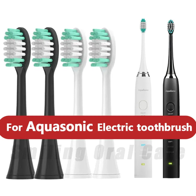 Electric Toothbrush Heads For Aquasonic Black Series/Series Pro/ Vibe Series Electric Toothbrush Unisex Replacement Nozzle Vue