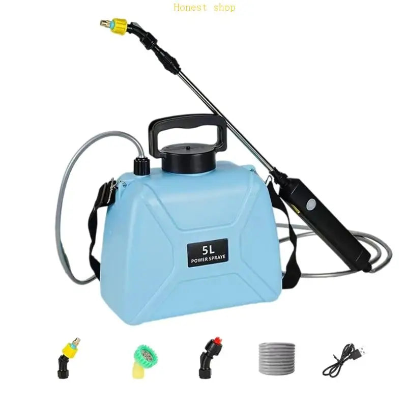 5L Electric Garden Sprayer | Telescoping Rod & Shoulder Strap Electric Garden Sprayer Vue Blue China Mainland
