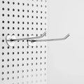 50-Pack Iron Pegboard Hooks – Single Peg Storage & Display Pegboard Hook Set Vue 20cm long 50pcs