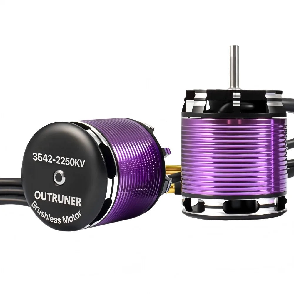 3542 Outrunner Brushless Motor 1630KV/2250KV for 1/10 1/12 RC Crawler Car 3-4S Lipo 1100W/1300W RC Climbing Vehicle Upgrade Part Vue