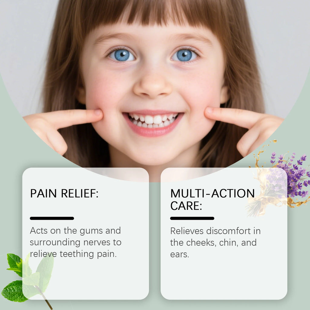 Baby Teething Comfort Roller - Relieves Gum Discomfort, Gentle Care for Little Ones, Parent-Approved Vue
