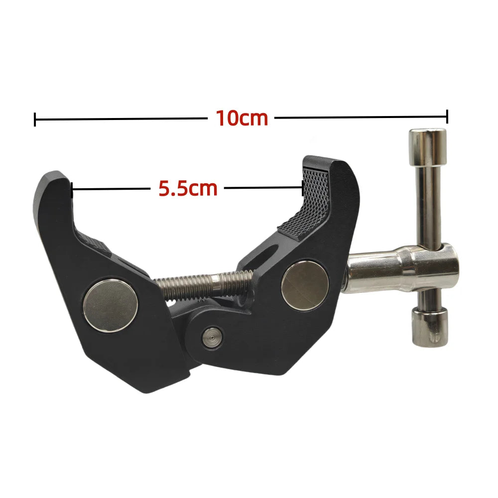 Mteal Super Clamp with 360° Mini Ball Head Quick Release Clamp Bracket Tripod Mount 1/4 Screw Clip for DSLR Action Camera Vue