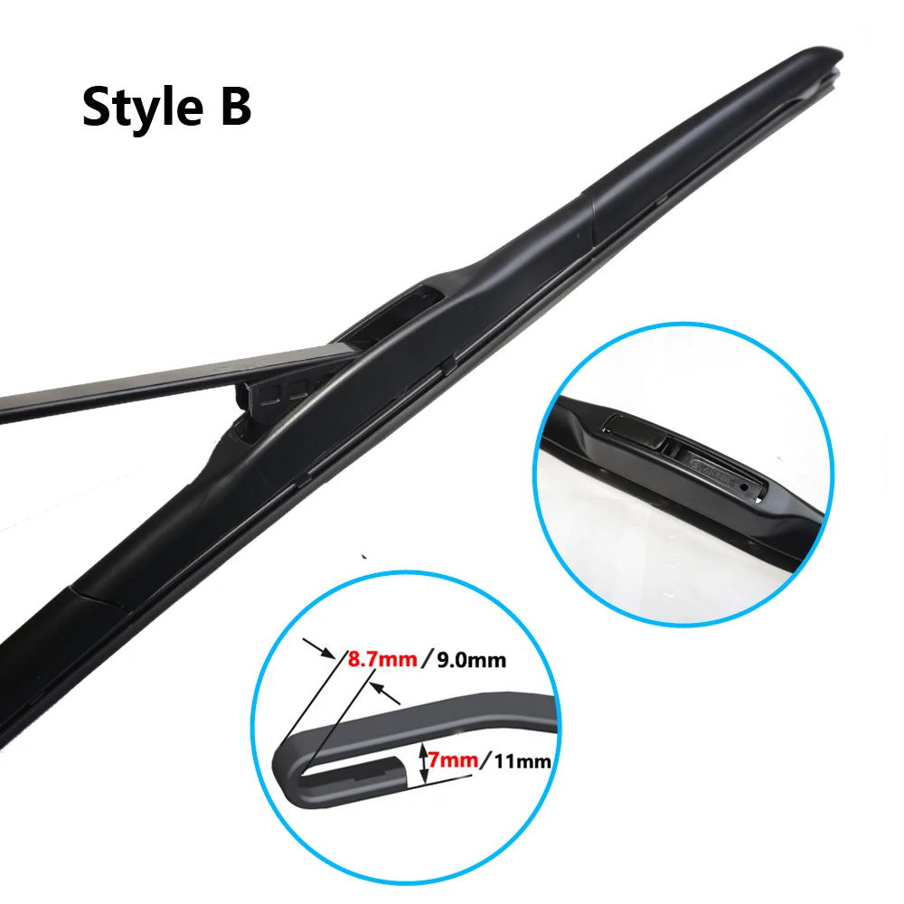Beam Wiper Blades for Hyundai i10 IA BA Grand i10X 2013–2018 Beam Wiper Blades Vue
